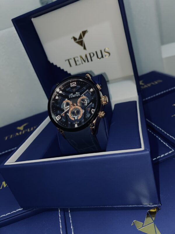 Reloj Tempus M:2025A azul marino